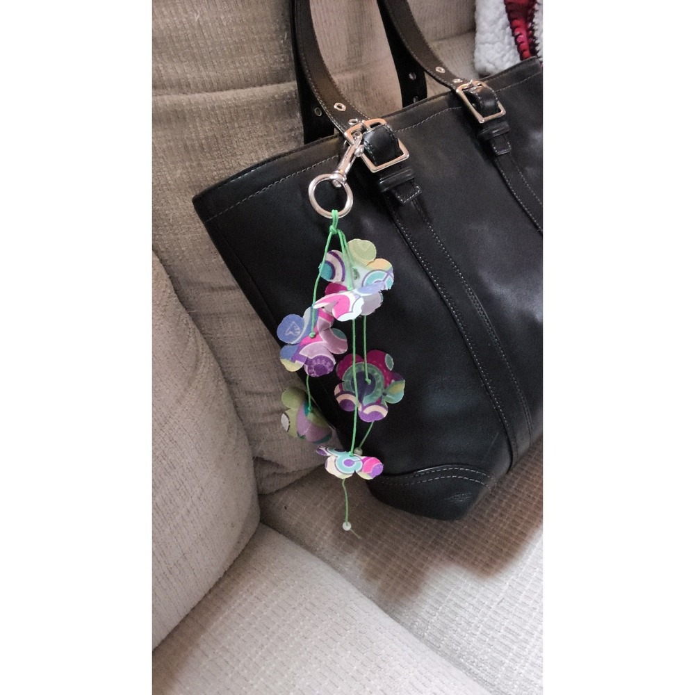 Upcycled Fashion Poppy Coach Purse Charm